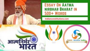 Essay On Aatma Nirbhar Bharat