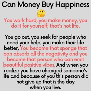 Can Money Buy Happiness