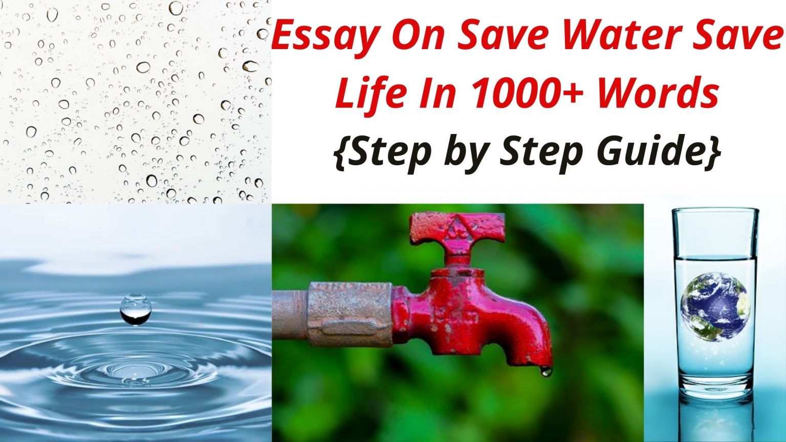 save water essay in english 1000 words