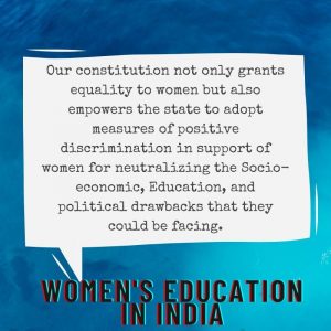 Essay on Women's Education in India
