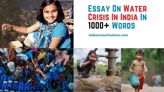 essay on water crisis and its solution