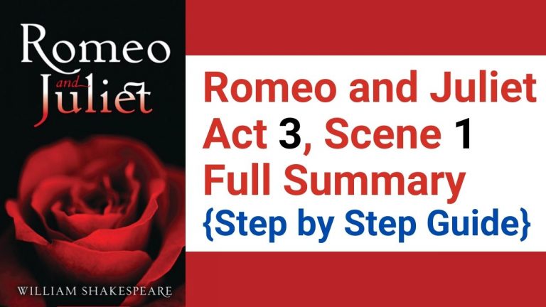 summary of romeo and juliet act 3 scene 1 pdf