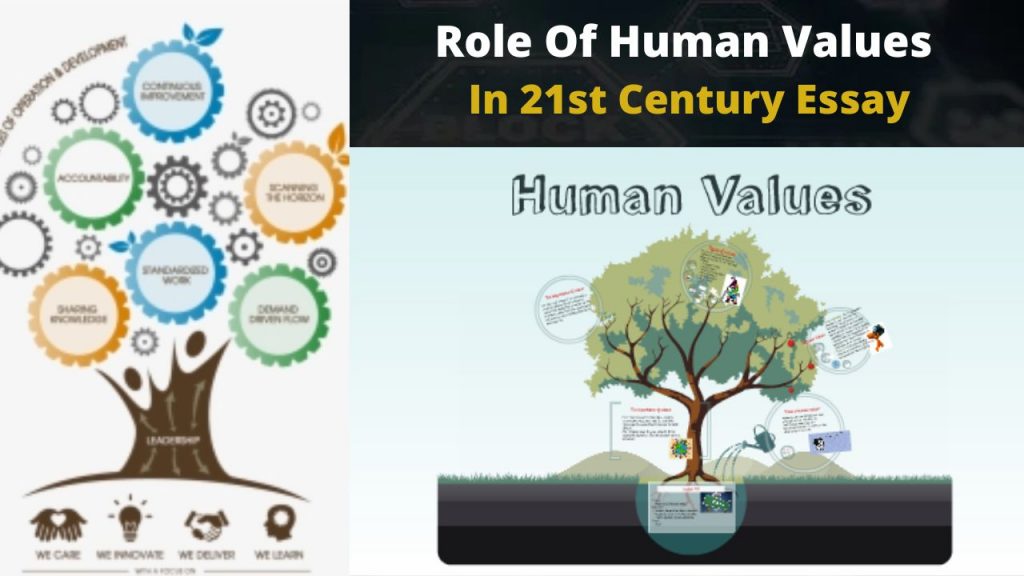 human values essay in 21st century