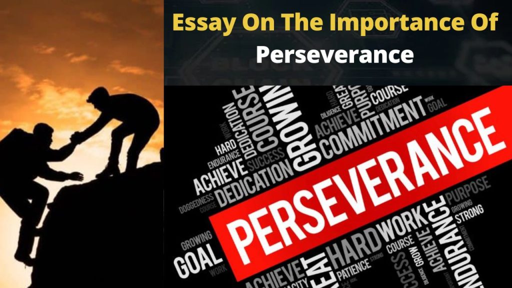 200 words essay on perseverance